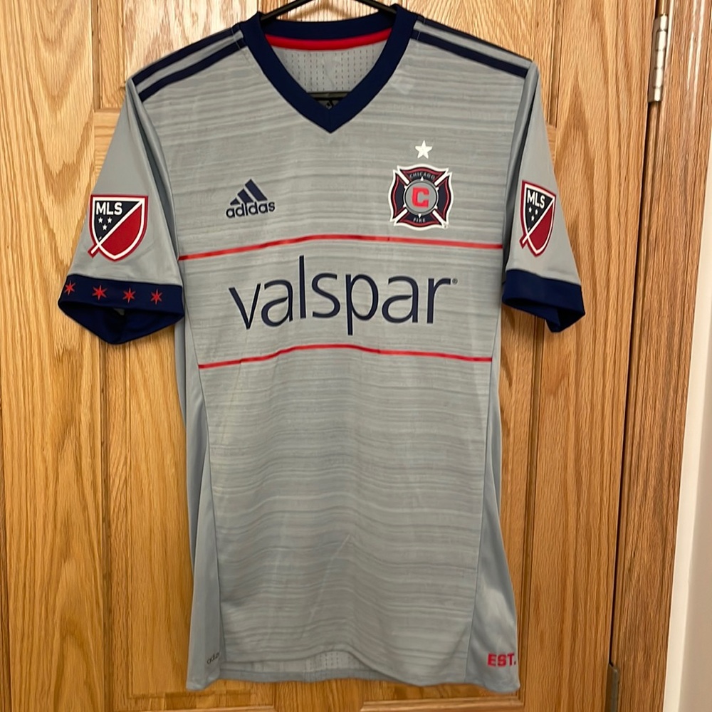 2018 Authentic Chicago Fire Grey Away Jersey